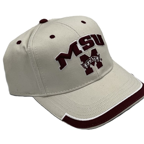 Vintage The Game Men's Mississippi State Bulldogs Hat Strapback Cap MSU NCAA NWT - Picture 1 of 5